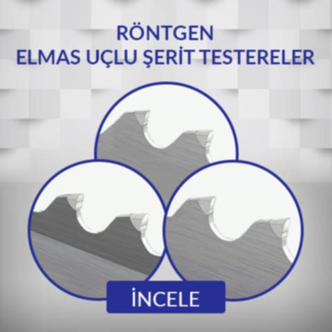 Elmas Uçlu Şerit Testereler