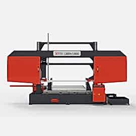 1000x1600 Yarı Otomatik Motorlu Şerit Testere Makinası